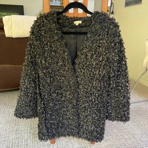 Beautiful Black Faux Fur Coat